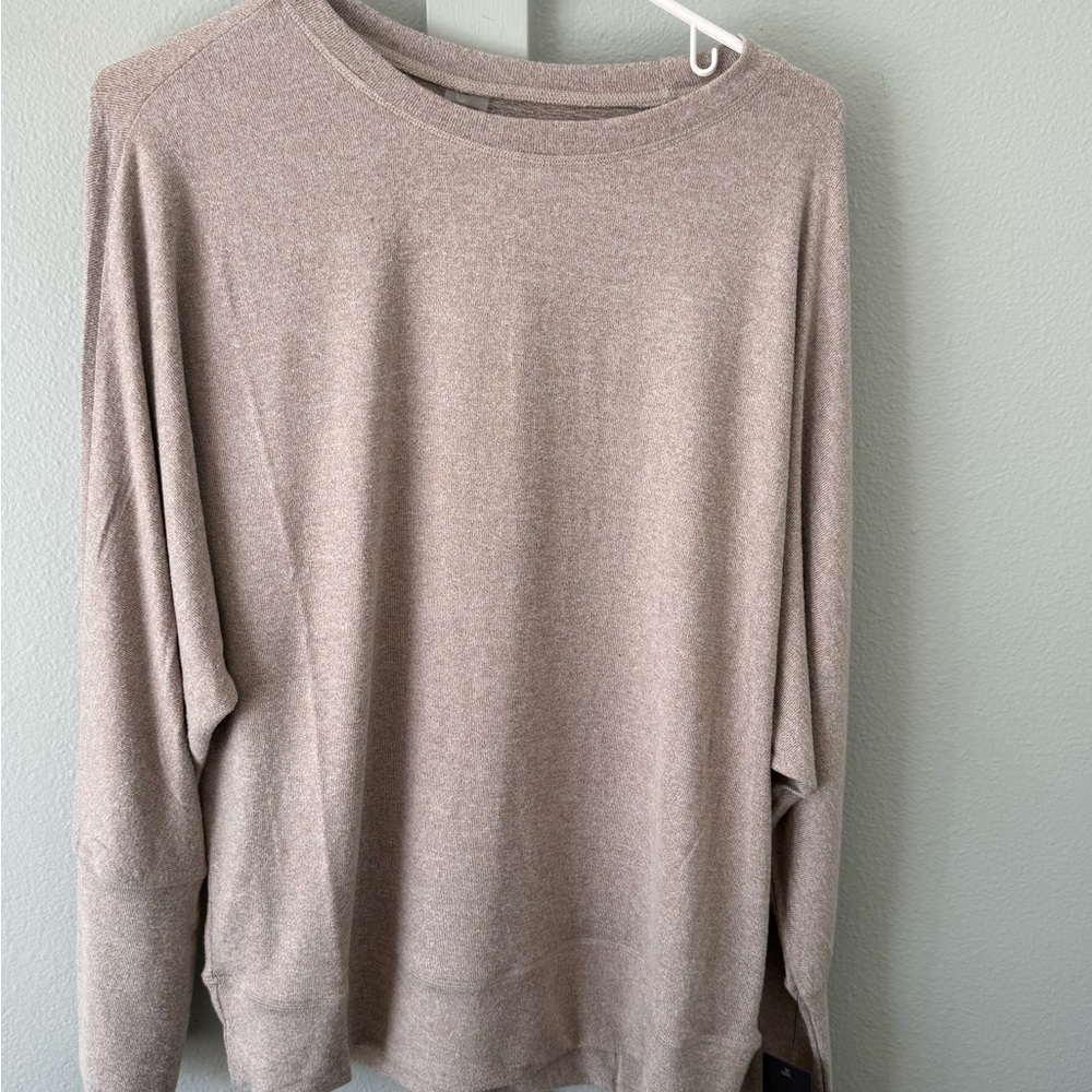 Mono B Neutral Taupe Lightweight Women’s Top